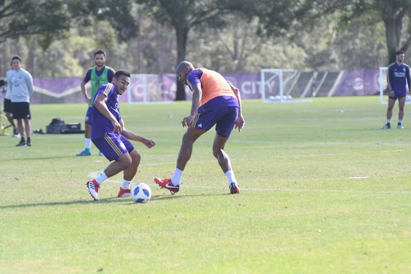 Orlando Şehir Futbol Kulübü Sahada — Stok fotoğraf