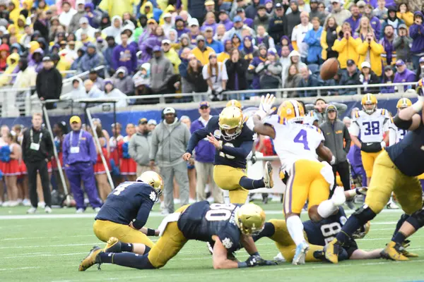 Notre Dame Face Lsu Citrus Bowl Camping World Stadium Orlando — Stock Photo, Image