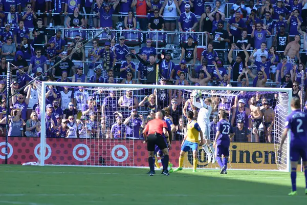 Orlando City Hosts Colorado Rapids Orlando City Stadium Orlando Florida — Stock Photo, Image