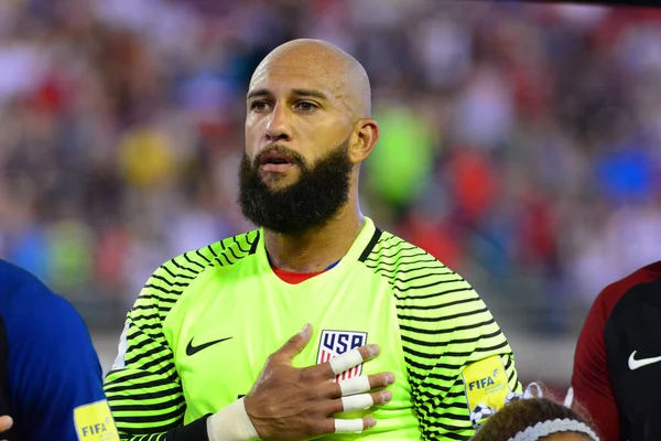 Usa Fotbollslag Värd Trinidad Tobago Everbank Field Jacksonville Florida Den — Stockfoto