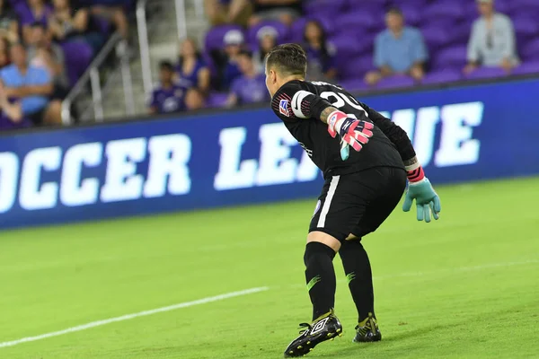 Orlando Pride Gastheer Van North Carolina Courage Exploria Stadium Mei — Stockfoto