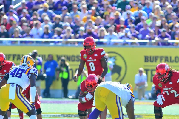 Lsu Trifft Beim Citrus Bowl Camping World Stadium Orlando Florida — Stockfoto