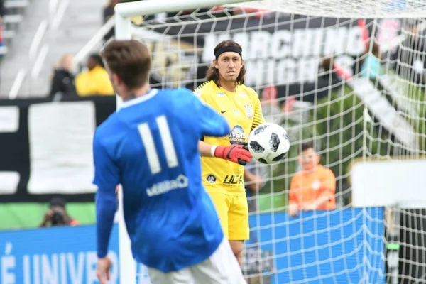 Rangers Corinthians Durante Copa Flórida Spectrum Stadium Janeiro 2018 Orlando — Fotografia de Stock