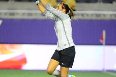 Orlando Pride sunucusu Houston Dash 23 Haziran 2016 'da Orlando Florida' daki Dünya Kampı Stadyumu 'nda..