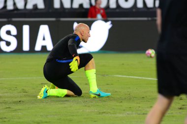 ABD Futbol Takımı 6 Eylül 2016 'da Jacksonville Florida EverBank Field' da Trinidad & Tobago 'ya ev sahipliği yaptı..