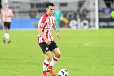 Korintliler, 10 Ocak 2018 'de Orlando City Stadyumu' nda düzenlenen Florida Kupası 'nda PSV Eindhoven' a karşı..  