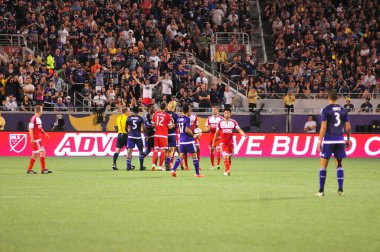 Orlando City SC, 8 Mayıs 2015 'te Florida' daki Kamp Dünyası Stadyumu 'nda Los Angeles Galaksisi' ne ev sahipliği yaptı.. 