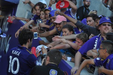 Orlando City 29 Nisan 2017 'de Orlando, Florida' daki Orlando City Stadyumu 'nda Colorado Rapids' e ev sahipliği yaptı.)