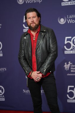 15 Ekim 2019 'da Nashville, Tennessee' deki Linbscome Üniversitesi 'nde verilen 50. GMA Dove Ödülleri sırasında kırmızı halı. 