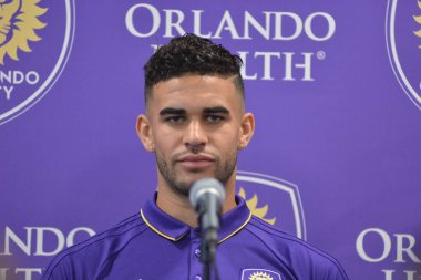 Orlando City SC, Dom Dwyer 'ı tanıtmak için bir basın toplantısı düzenledi..  