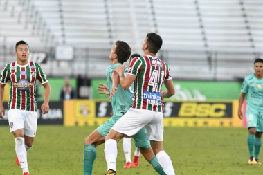 Fluminense, Florida Kupası 'nda 15 Ocak 2018' de Orlando Florida 'da oynanan Spektrum Stadyumu' nda Barcelona SC 'ye karşı..