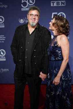 15 Ekim 2019 'da Nashville, Tennessee' deki Linbscome Üniversitesi 'nde verilen 50. GMA Dove Ödülleri sırasında kırmızı halı. 