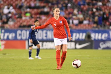 Japonya, İngiltere 'ye karşı Raymond James Stadyumu' nda 5 Mart 2019 'da Tampa Florida' da.  