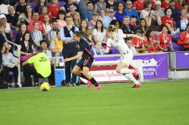 5 Mart 2020 'de Orlando Florida' daki Exploria Stadyumu 'nda düzenlenen 2020 SheBelieves Kupası' nda ABD - İngiltere Karşılaşması 