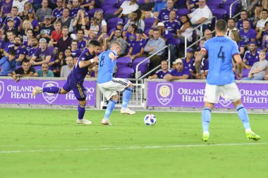 Orlando City 26 Temmuz 2018 'de Florida Exploria Stadyumu' nda NYC FC 'ye ev sahipliği yaptı. Fotoğraf: Marty Jean-Louis