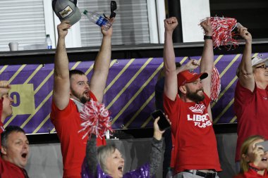 Orlando Florida Exploria Stadyumu 'ndaki 2019 Tedavi Kupası 21 Aralık 2019 Georgia Southern Eagles' a karşı Liberty Flames.