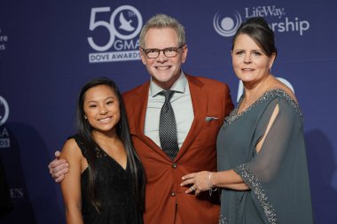 15 Ekim 2019 'da Nashville, Tennessee' deki Linbscome Üniversitesi 'nde verilen 50. GMA Dove Ödülleri sırasında kırmızı halı. 