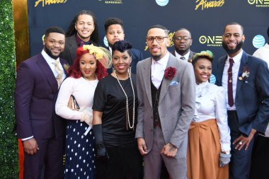 24 Mart 2018 Cumartesi günü Las Vegas 'taki Orleans Resort' ta düzenlenen 33. Yıldız Ödülleri Kırmızı Halı sırasında ünlüler.