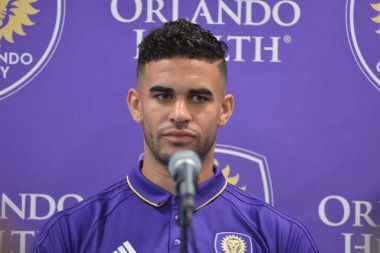 Orlando City SC, Dom Dwyer 'ı tanıtmak için bir basın toplantısı düzenledi..  