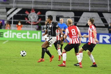 Korintliler, 10 Ocak 2018 'de Orlando City Stadyumu' nda düzenlenen Florida Kupası 'nda PSV Eindhoven' a karşı.. 