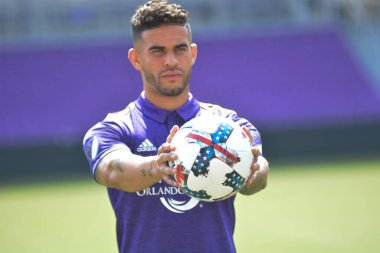 Orlando City SC, Dom Dwyer 'ı tanıtmak için bir basın toplantısı düzenledi..  