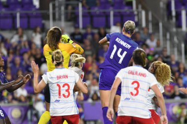 Orland Pride, 25 Ağustos 2018 'de Orlando Florida' daki Exploria Stadyumu 'nda Chicago Red Stars' a ev sahipliği yapıyor..  