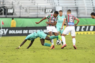 Fluminense, Florida Kupası 'nda 15 Ocak 2018' de Orlando Florida 'da oynanan Spektrum Stadyumu' nda Barcelona SC 'ye karşı..