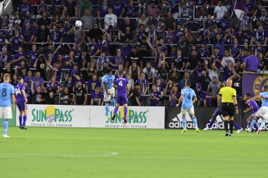 Orlando City 26 Temmuz 2018 'de Florida Exploria Stadyumu' nda NYC FC 'ye ev sahipliği yaptı. Fotoğraf: Marty Jean-Louis