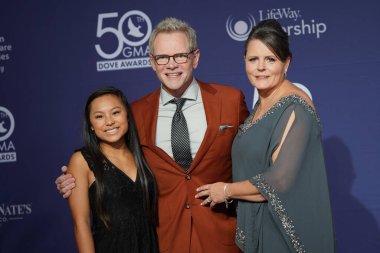 15 Ekim 2019 'da Nashville, Tennessee' deki Linbscome Üniversitesi 'nde verilen 50. GMA Dove Ödülleri sırasında kırmızı halı. 