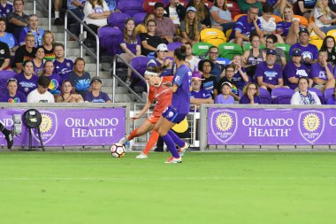 Orlando Pride 28 Haziran 2018 'de Orlando City Stadyumu' nda Houston Dash 'e ev sahipliği yaptı..  