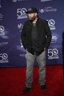 15 Ekim 2019 'da Nashville, Tennessee' deki Linbscome Üniversitesi 'nde verilen 50. GMA Dove Ödülleri sırasında kırmızı halı. 