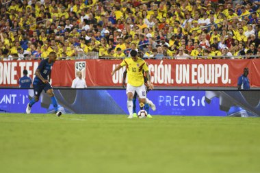 ABD Kolombiya 'ya karşı Raymond James Stadyumu' nda 11 Ekim 2018 'de.  