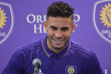Orlando City SC, Dom Dwyer 'ı tanıtmak için bir basın toplantısı düzenledi..  