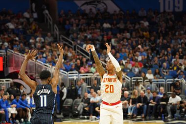 Orlando Magic 30 Aralık 2019 tarihinde Orlando, Florida 'daki Amway Center' da Atlanta Hawks 'a ev sahipliği yaptı.