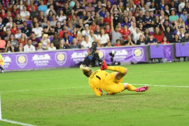 5 Mart 2020 'de Orlando Florida' daki Exploria Stadyumu 'nda düzenlenen 2020 SheBelieves Kupası' nda ABD - İngiltere Karşılaşması 