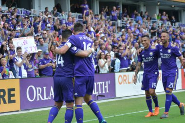 Orlando City, 31 Mart 2018 'de Orlando Florida' daki Exploria Stadyumu 'nda New York Red Bulls' a ev sahipliği yaptı..  