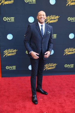 24 Mart 2018 Cumartesi günü Las Vegas 'taki Orleans Resort' ta düzenlenen 33. Yıldız Ödülleri Kırmızı Halı sırasında ünlüler.