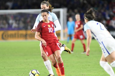 ABD, 7 Mart 2018 tarihinde Orlando City Stadyumu 'ndaki SheBelives Kupası' nda İngiltere ile karşı karşıya geldi..  