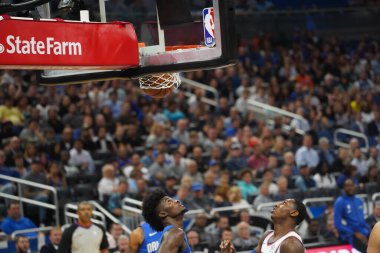 Orlando Magic 30 Ekim 2019 Çarşamba günü Orlando Forida 'daki Amway Center' da New York Knicks 'e ev sahipliği yaptı..