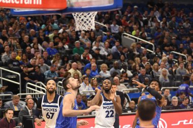 Orlando Magic, 7 Şubat 2019 'da Orlando, Florida' da bulunan Amway Arena 'da Minnesota Timberwolves' a ev sahipliği yapar..  