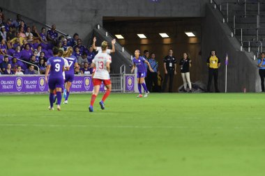 Orland Pride, 25 Ağustos 2018 'de Orlando Florida' daki Exploria Stadyumu 'nda Chicago Red Stars' a ev sahipliği yapıyor.. 