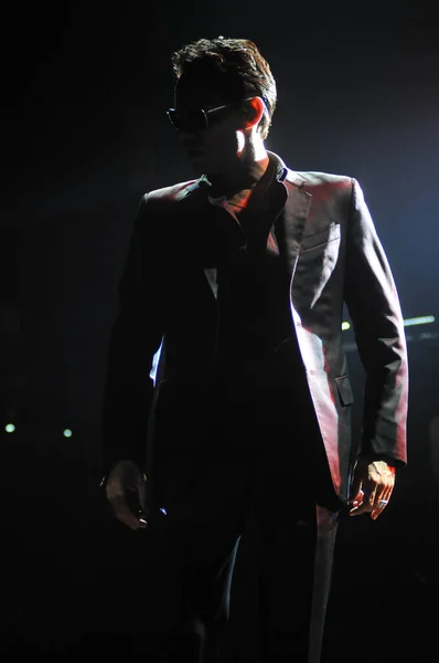 Latin Singer Marc Anthony Występuje Amway Center Orlando Florydzie Października — Zdjęcie stockowe