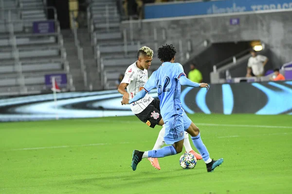 Кубок Флориди 2020 Corinthians Nycfc Match Exploria Stadium Orlando Florida — стокове фото