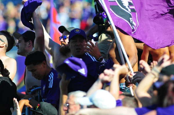 Orlando City Hostitel Real Salt Lake Citrus Bowl Orlandu Floridě — Stock fotografie