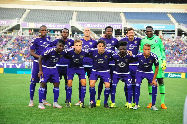 Orlando City Host West Bromwich Albion Camping World Stadium Orlando — Φωτογραφία Αρχείου