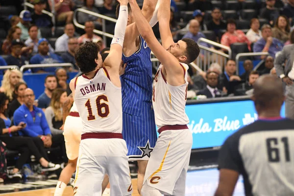 Orlando Magic Házigazda Cleveland Cavaliers Amway Center Orlando Florida Csütörtökön — Stock Fotó