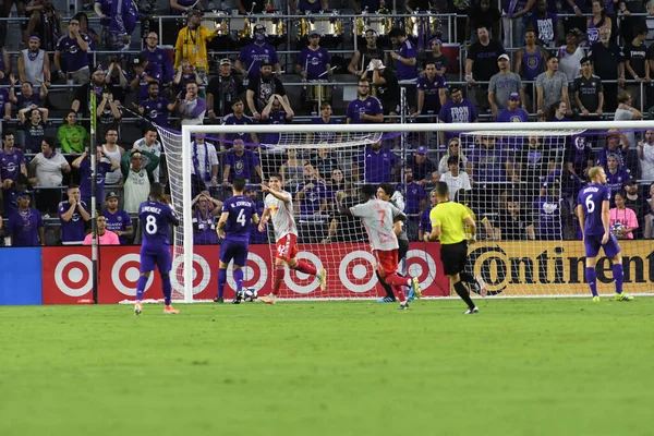 Орландо Сіті Проводить New York Red Bulls Стадіоні Exploria Липня — стокове фото