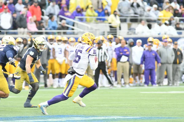 Notre Dame Enfrenta Lsu Durante Citrus Bowl Camping World Stadium — Fotografia de Stock