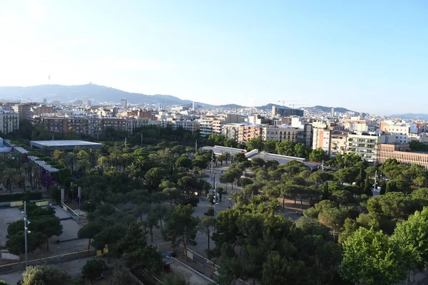 Utsikt Över Barcelona Stad Stadsbild — Stockfoto