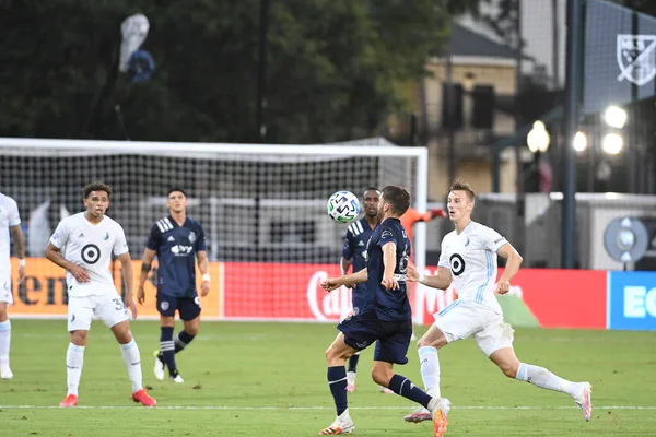 Mls Sırasındaki Minnesota United Ile Karşılaşan Kansas City Temmuz 2020 — Stok fotoğraf